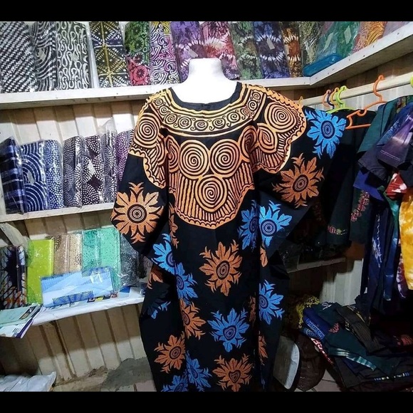 African prints,long gown,avail in long,short& tops - Picture 2 of 11
